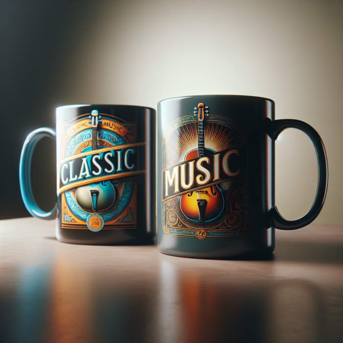 Classic Music Graphic Mugs