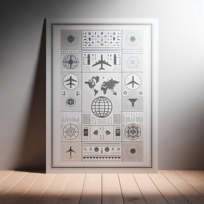 Minimalist Travel Pattern Posters