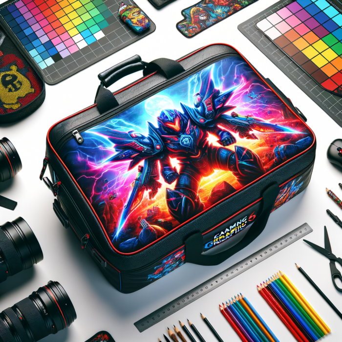 Vibrant Gaming Graphic Bags