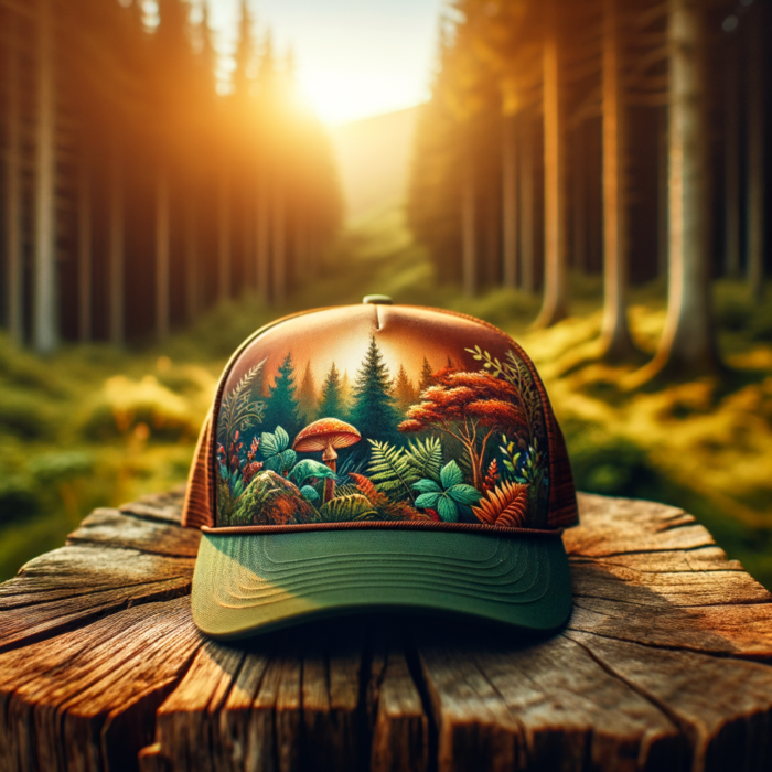 Vibrant Nature Design Caps