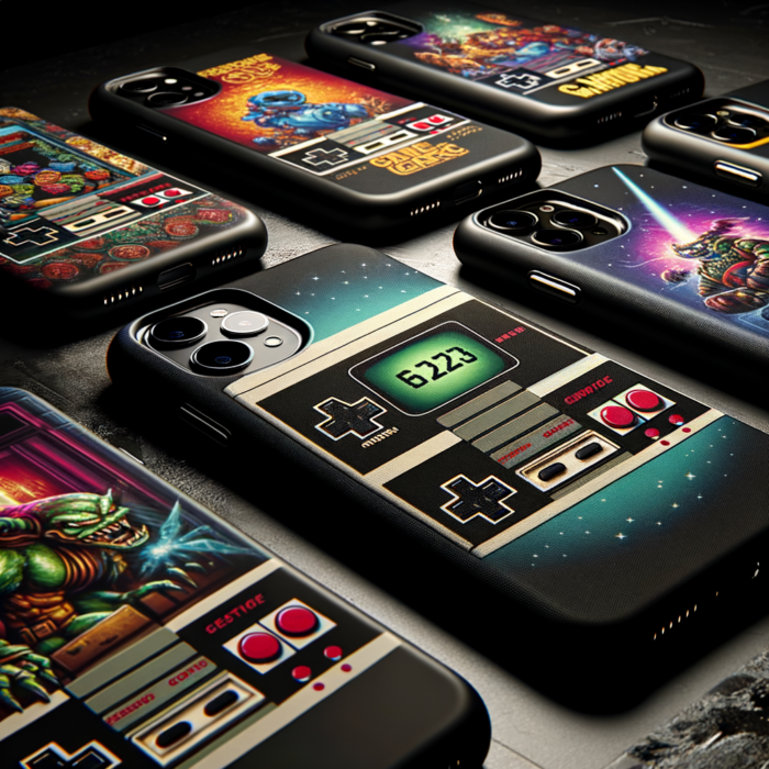 Retro Gaming Artwork Phone Cases