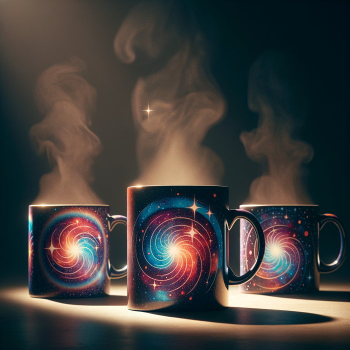 Retro Galaxy Pattern Mugs