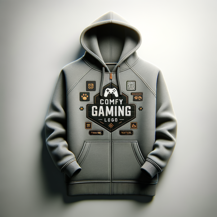 Comfy Gaming Logo Hoodies