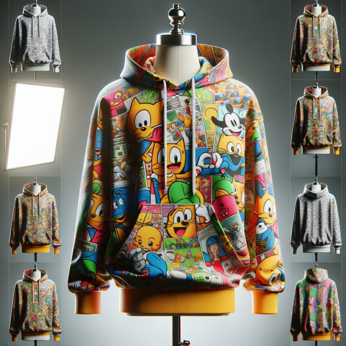 Classic Cartoon Pattern Hoodies