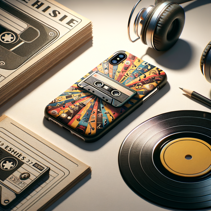 Retro Music Artwork Phone Cases