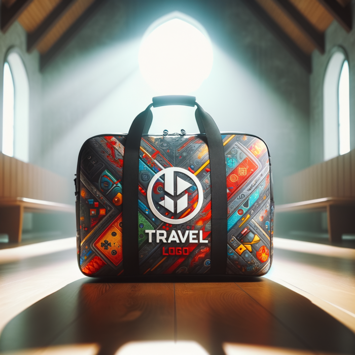 Vibrant Travel Logo Bags